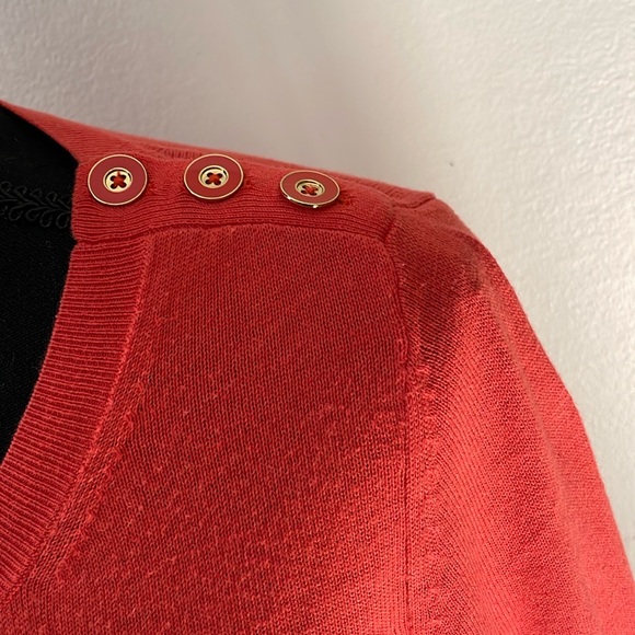 Banana Republic scoop neck quarter sleeve sweater M - Picture 2 of 8